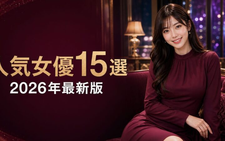 FANZA人気AV女優15選を紹介する成人の日本人女性のイメージ