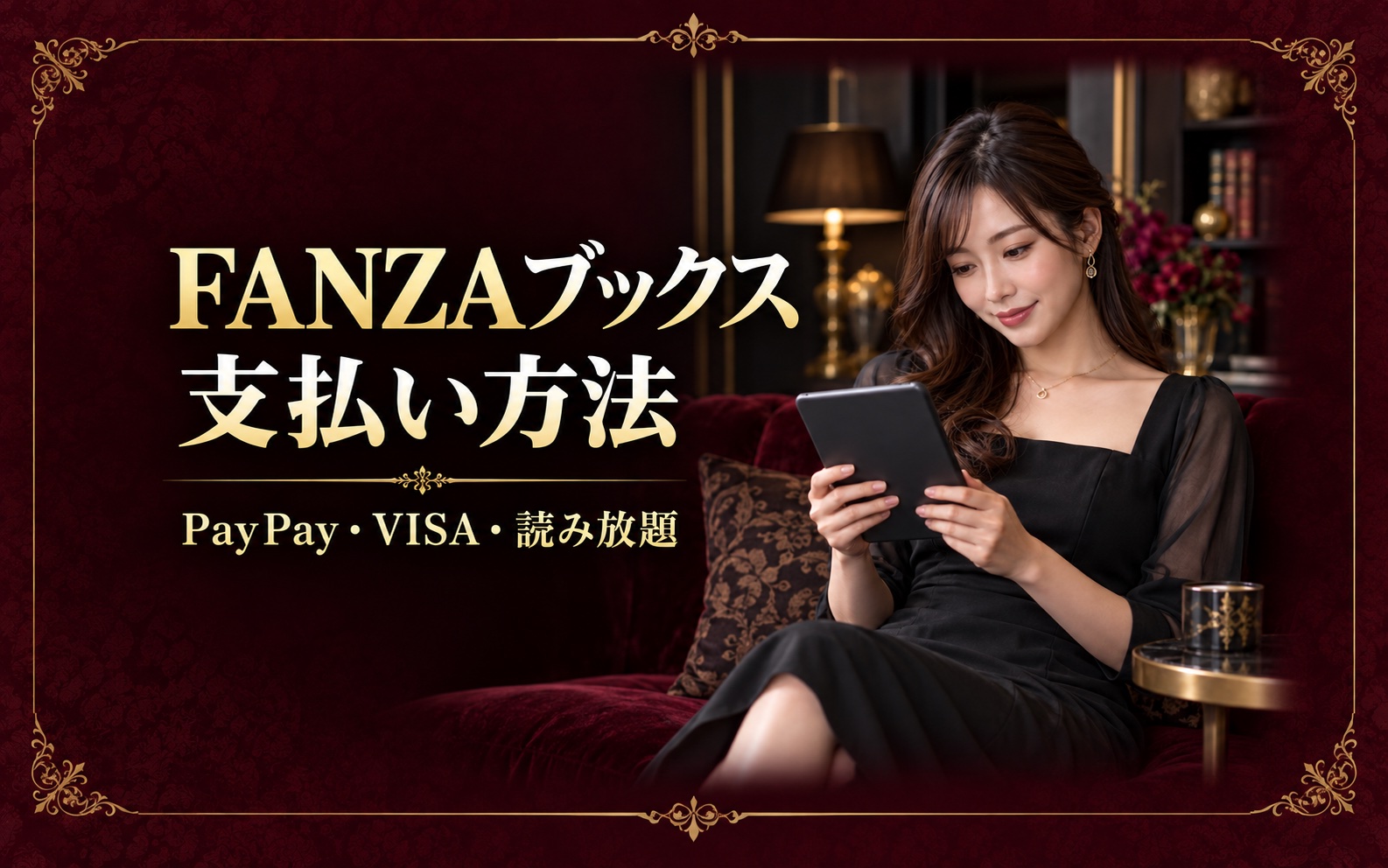 FANZAブックスの支払い方法｜PayPay・VISA・読み放題の違いと決済エラー対処【2026年】の記事アイキャッチ