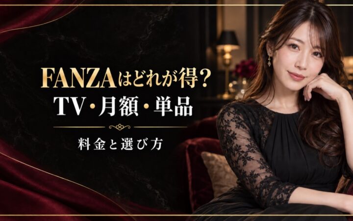 FANZA TV・月額動画・単品購入はどれが得か、料金と選び方を比較