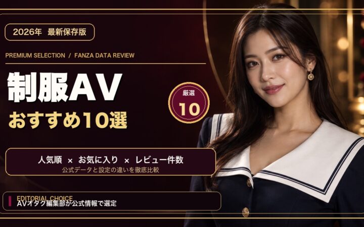 制服AVおすすめ10選【2026年最新版】人気女優・定番作を比較